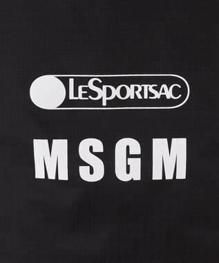 LeSportsac MSGM LG EMERALD TOTE/ロゴトートブラック ロゴトートブラック
