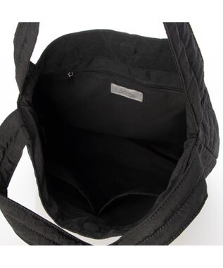 UNBILLION カシュカシュ cachecache / オルテガ柄キルト肩入れトートバッグ ブラック