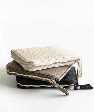 Atelier nuu 日本製 本革 lim Ｌ字ミニウォレット ブラック