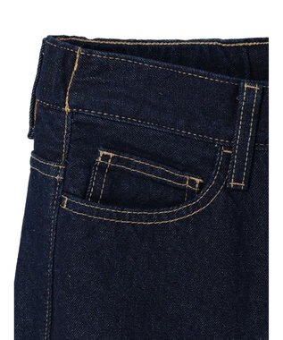 Green Parks ロールアップストレートデニムパンツ One Wash