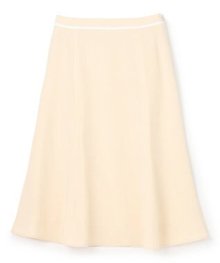 BEIGE， 【洗える】CINDY / フレアスカート Sheer Orange × White