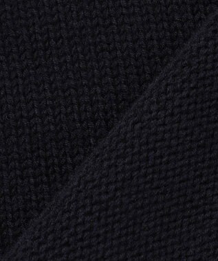BEIGE， LEADER / メリノウール ベーシックニット Navy