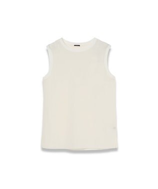 JOSEPH 【FOUNDATIONS】クレープドソワ　ノースリーブ Ivory