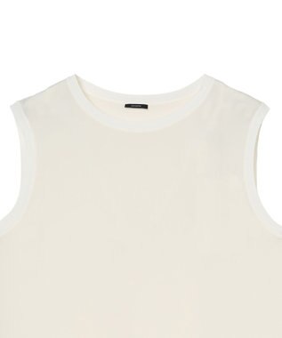 JOSEPH 【FOUNDATIONS】クレープドソワ　ノースリーブ Ivory