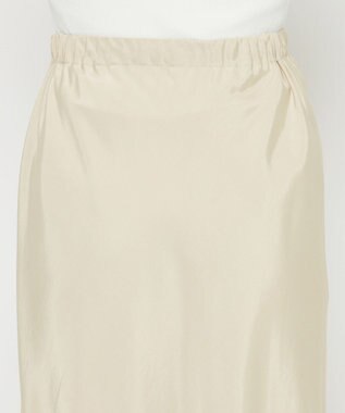 uncrave 【新色追加！】フィブリルシャンブレー フレアスカート ライトベージュ