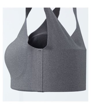 WACOAL 【GOCOCi ゴコチ】 ノンワイヤーブラ ハーフトップ まるでつけていないような着ごこち ムレにくい フラット仕上げ ホックなし CGG510 /ワコール グレー