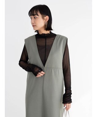 Green Parks ・ＥＬＥＮＣＡＲＥ　ＤＵＥ　ＳＥＴ２点インナー×ジャンスカ Light Khaki