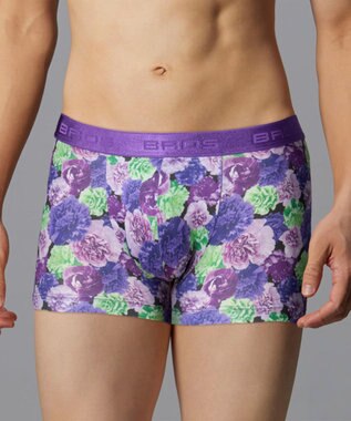 WACOAL MEN ボクサーパンツ 【ハナコトバパンツ】 フロント快適設計 肌あたり軽減設計 誕生日 記念日 前閉じ 下着 メンズ GT3221 /ブロス バイ ワコールメン バイオレット