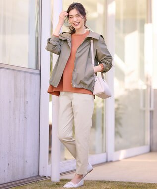 ANY L 【ストレッチ】大人の7daysデイリーパンツ グレージュ