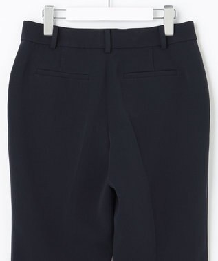 J.PRESS LADIES 【洗える】セラテリーダブルクロス テーパード パンツ ネイビー系