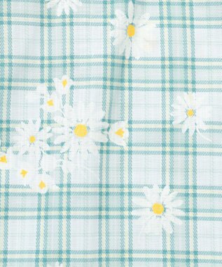 組曲 KIDS 【S-Lサイズ】マーガレットチェック 浴衣 セージ系5