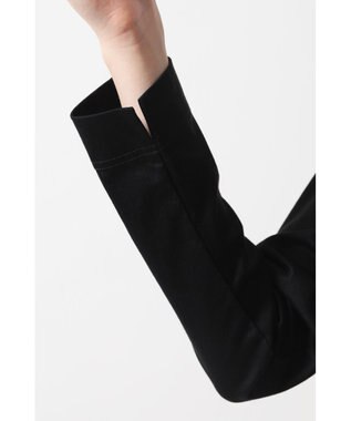 DAKS ミニハウスチェック襟 ダブルカラーTシャツ ブラック