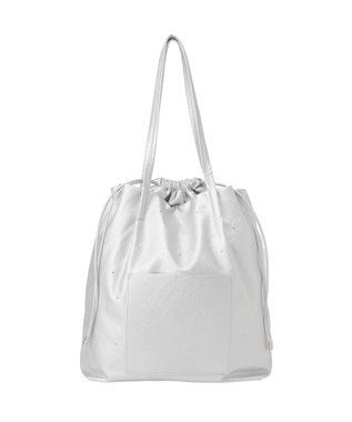 AMERICAN HOLIC スタッズポケットA4トートバッグ Silver