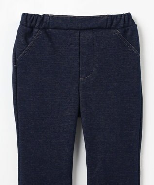 組曲 KIDS 【110-140㎝】 シャギーデニムパンツ ネイビー