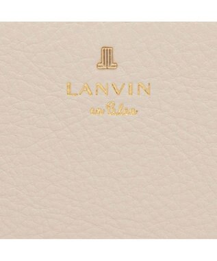 LANVIN en Bleu メラニー キーリング付きマルチケース エクリュ