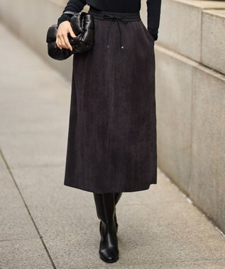 【17号サイズまで展開・SHIHOさん着用】ソフトコーデュロイ スカート