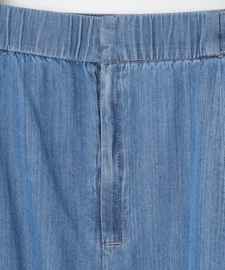 J.PRESS LADIES 【洗える】5ozバージラコンパクト スカート ダルブルー系