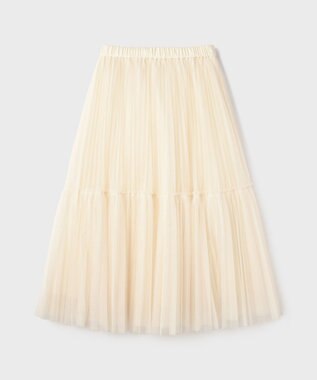 GRACE CONTINENTAL チュールティアードスカート キナリ