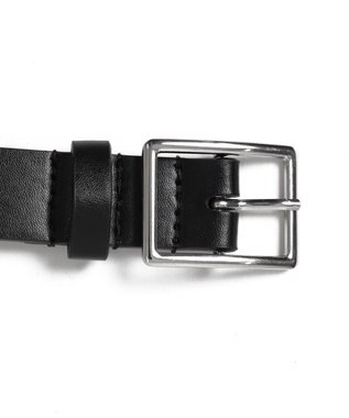 WEGO LスクエアバックルPUベルト ブラック