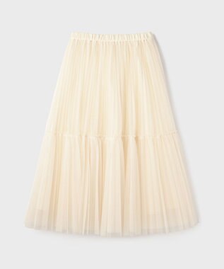 GRACE CONTINENTAL チュールティアードスカート キナリ