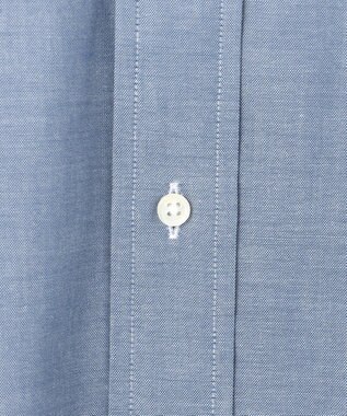 J.PRESS MEN 【AaronChang】【UNISEX】コットンダンガリー シャツ / B.D. / Baggy-Fit ブルー系