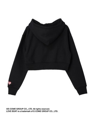 Green Parks ■別注　ＬＯＶＥ　ＢＯＡＴ　ショートＺＩＰパーカー Black