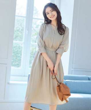 新色追加 洗える スタイルアップも叶う ヴィンテージサテンワンピース Tiaclasse ファッション通販 公式通販 オンワード クローゼット
