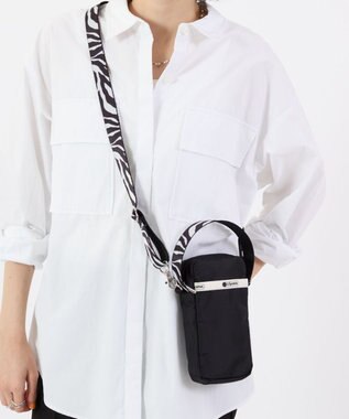 LeSportsac TH MINI CROSSBODY/ノワールゼブラ ノワールゼブラ