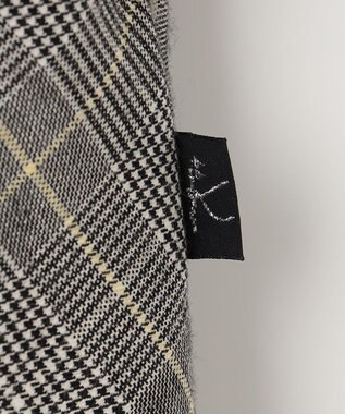 組曲 KIDS 【150-160cm】ティアードチェック スカート グレー系3