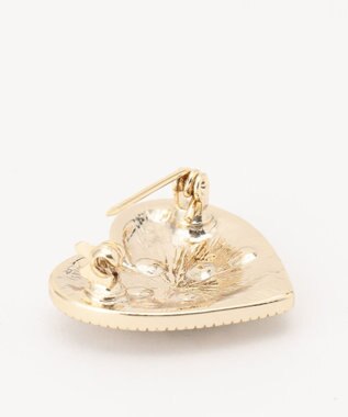 組曲 【人気につき再販決定！】ハートストーンブローチ ゴールド系