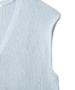 CRAFT STANDARD BOUTIQUE Ｖネックオーバーサイズニットベスト Sax