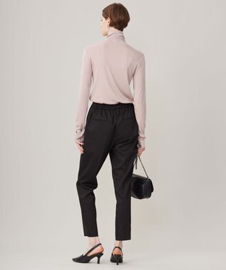 ICB L 【洗える】リヨセルカシミヤスムース ハイネックカットソー ヘイズピンク系