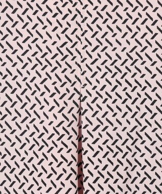 ICB 【人気のため新色追加・WEB限定・接触冷感・UVケア・速乾・洗える】BackSatinAmunzen 5分袖キーネックブラウス ヘイズピンク柄系