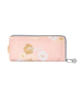 MOONBAT PAUL&JOE ACCESSOIRES(ポール＆ジョー アクセソワ) 折りたたみ傘 5段ミニ 総柄クリザンテーム ピーチ