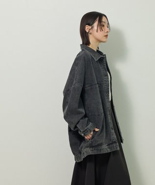 Green Parks ＢＩＧシルエットＧジャン Black