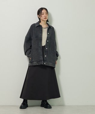 Green Parks ＢＩＧシルエットＧジャン Black