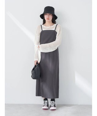 earth music&ecology レーシーニットプルオーバー Ivory