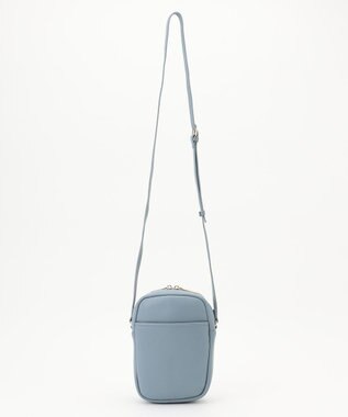 LA BAGAGERIE ランダムプリーツショルダーバッグ タテ ライトブルー