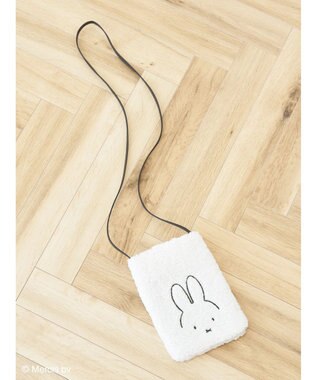Green Parks ｍｉｆｆｙ／ボアスマホショルダー Off White