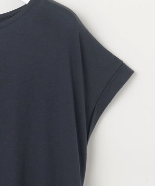 ANY SIS S 【接触冷感・UVケア】冷感サイドプリーツ ワンピース ネイビー