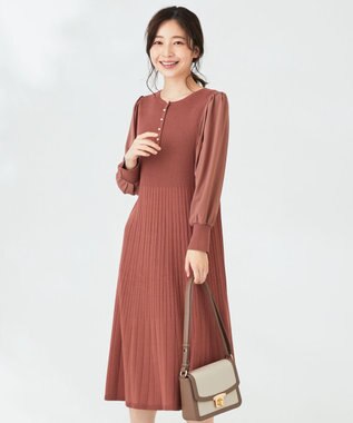 前後着用可能 袖コンビニット ワンピース Any Sis ファッション通販 公式通販 オンワード クローゼット