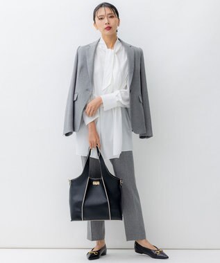 23区 アウトシームトートバッグ ブラック系