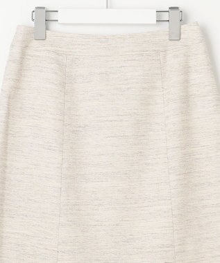 J.PRESS LADIES ライトツイードストレッチ スカート ベージュ系1