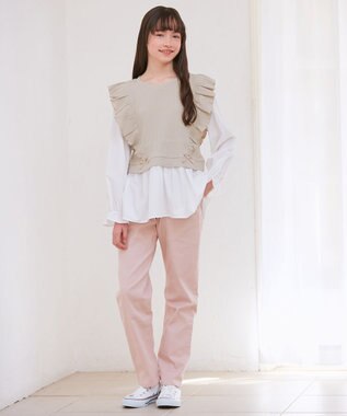 ANY KIDS シェフ パンツ ピンク