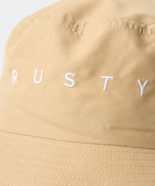 OP／FILA 【RUSTY】Front刺繍ビーチハット ベージュ