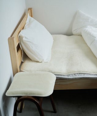 LOOM&SPOOL SRN3ウールチェアマット アイボリー