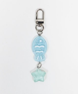 WEGO キラキラおさかなキーホルダー グリーンその他