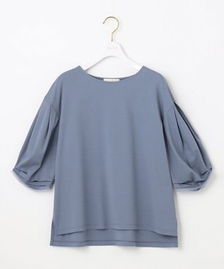 ANY SIS 【接触冷感】360°好印象タックスリーブ カットソー シーブルー