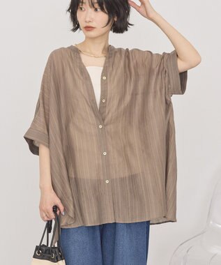 AMERICAN HOLIC スキッパードルマンビッグシャツ