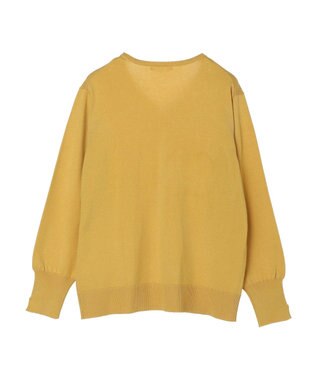 Green Parks アルガンオイル配合　Ｖネックプルオーバー Yellow